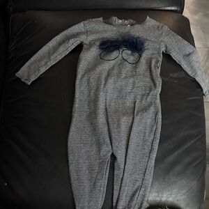 TUGG Gray Striped Baby Onesie